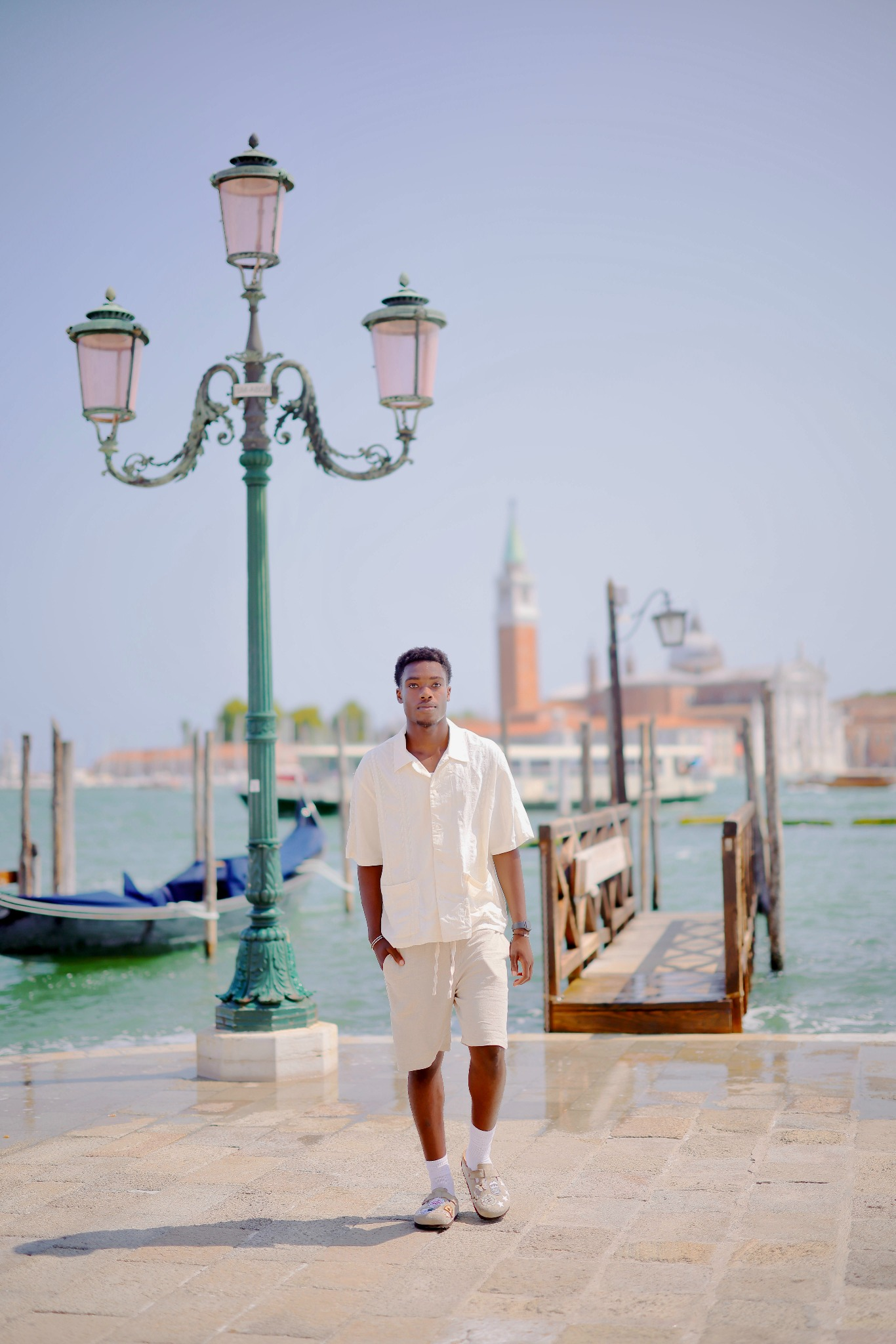 Salviya Balami Walking in Venice
